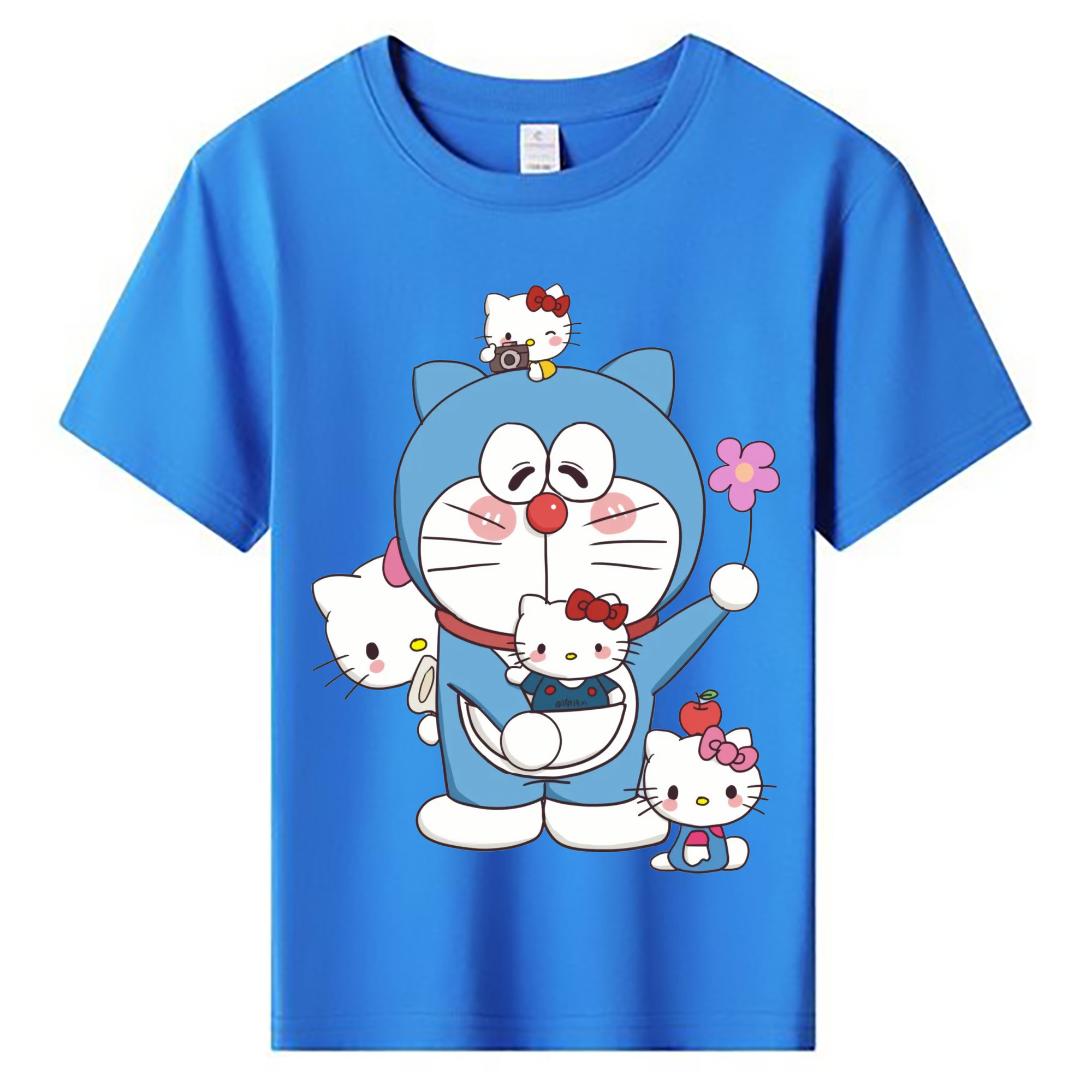 （画像用） ドラえもん Doraemon 綿100％キッズTシャツ（フロントプリント）